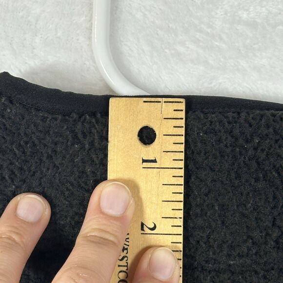 The North Face Sherpa Fleece Zip Up Jacket Men’s Small Full Zip Pockets‎ Black - Picture 4 of 16